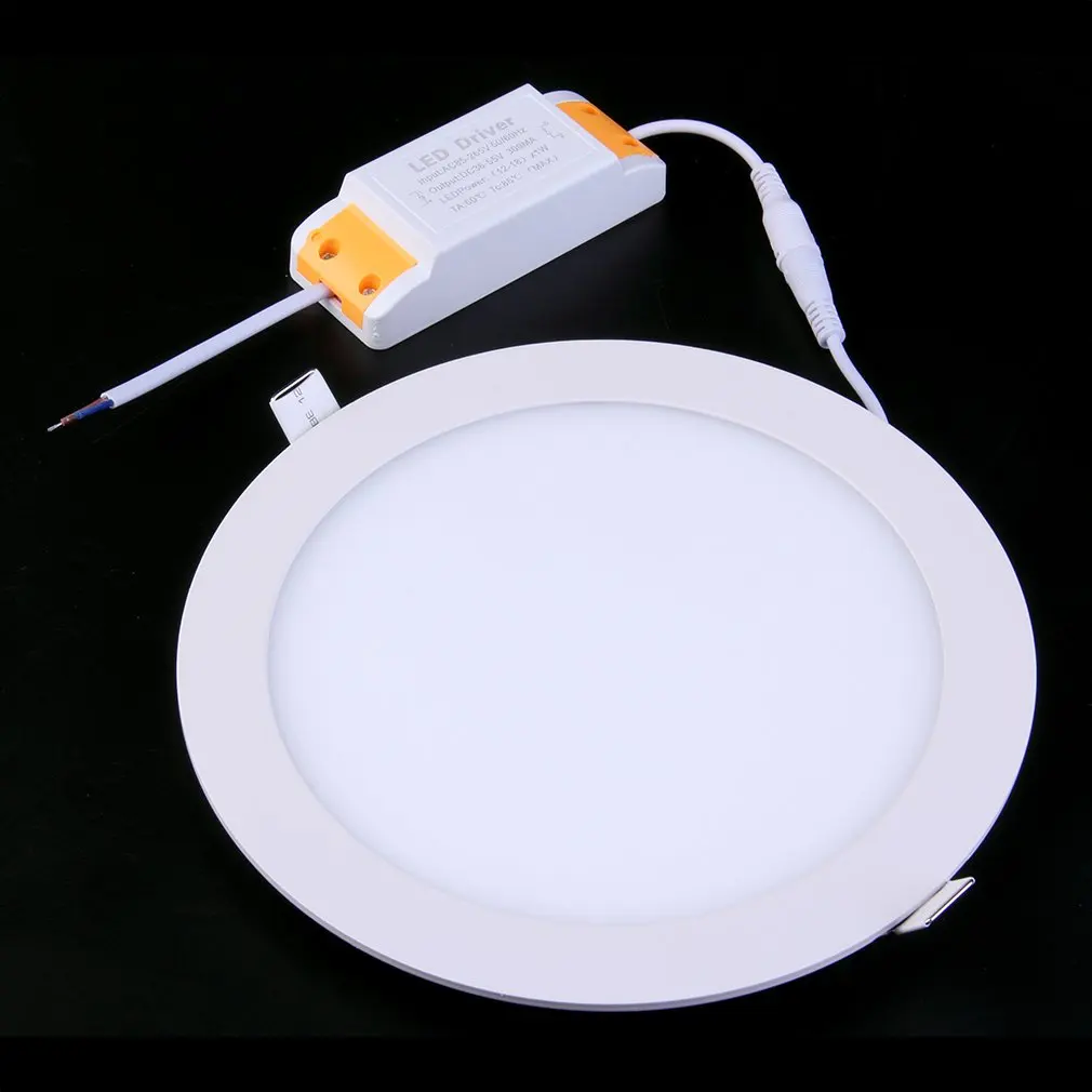 

18W LED Round Recessed Ultra Slim Lighting Panel Ceiling Downlight Bedroom Kitchen Indoor Down Light Ceiling LED Spot Light