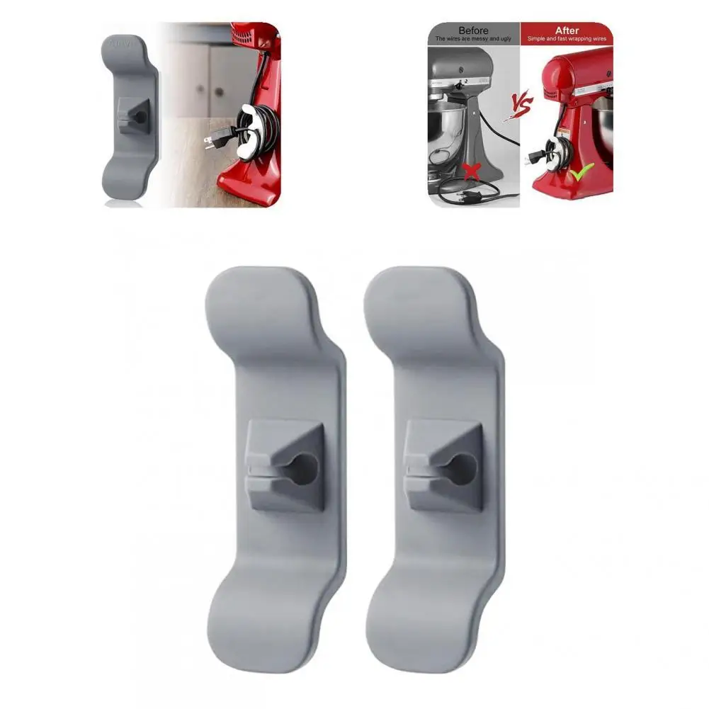 

2Pcs/Set Cable Keeper Practical TPR Rubber Wear-resistant Household Supplies Cord Organizer Cable Holder