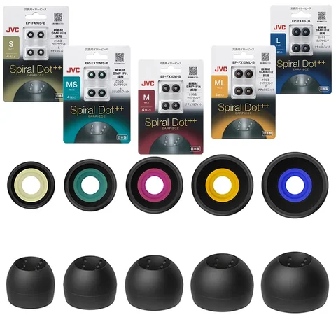 JVC Spiral Dot FX10 силиконовые насадки для наушников