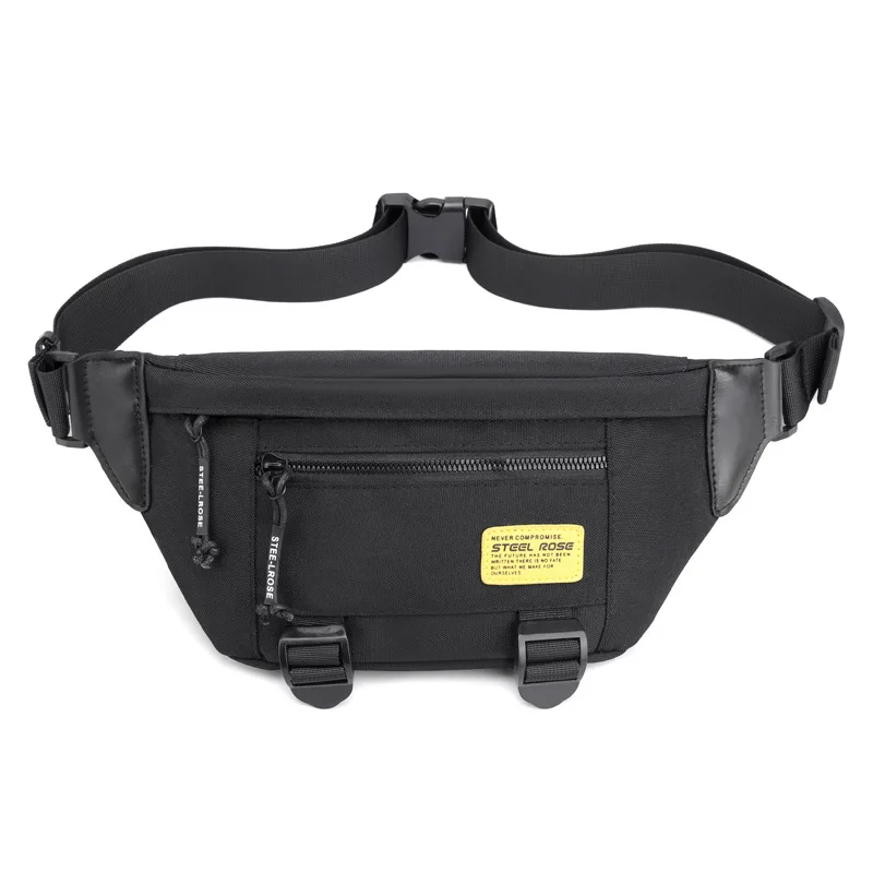 

Men Chest Bag Fashion Casual Fanny Pack Oxford Single Shoulder Crossbody Pouch Teenager Travel Waterproof Belt Bag Wallet