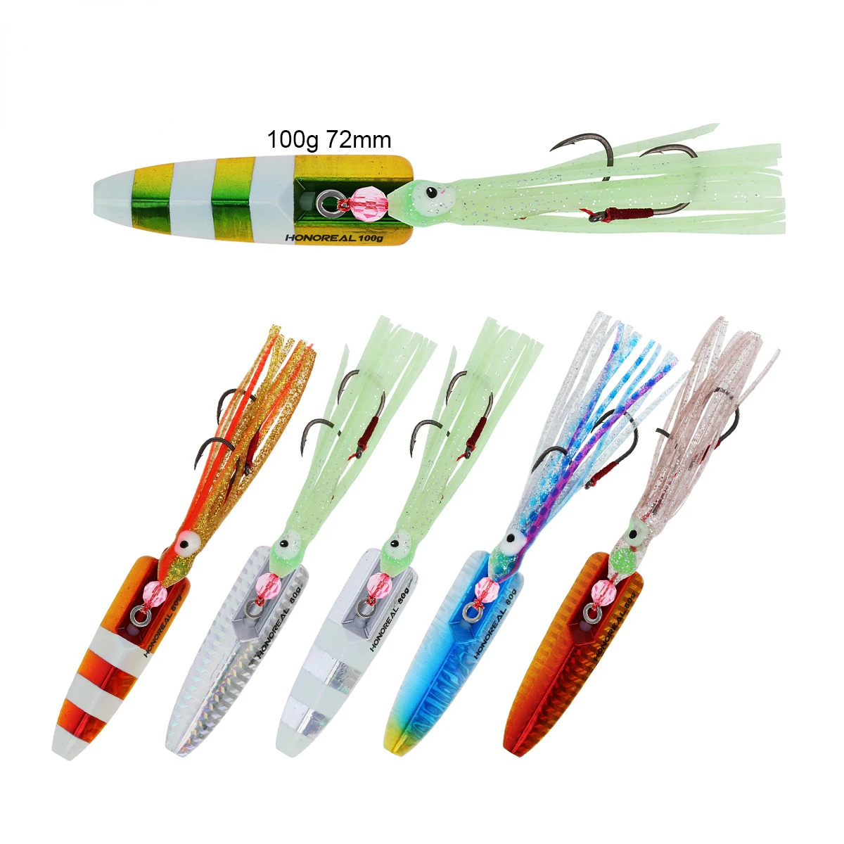 

ORJD Inchiku Jig Head SeaFishing WobblerBait Snapper/Sea Bream Jig Head Kingfish Snapper Grouper Slow Bait Fishing Lure