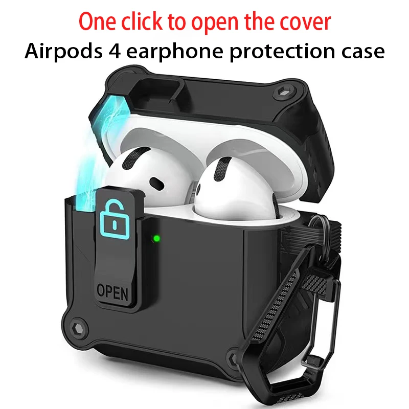 Чехол из углеродного волокна для AirPods 4 поколения