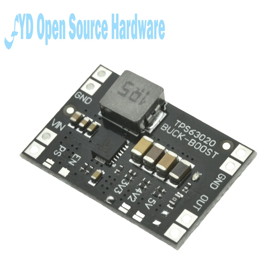 TPS63020 3 В 4 2 5 литиевая батарея автоматический повышающий понижающий модуль XL63020
