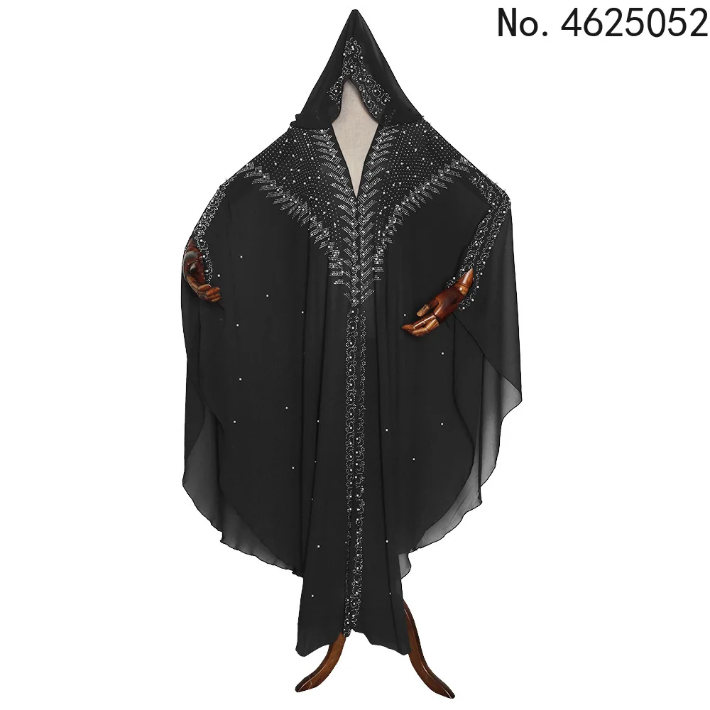 

Женское шифоновое платье-кимоно с капюшоном