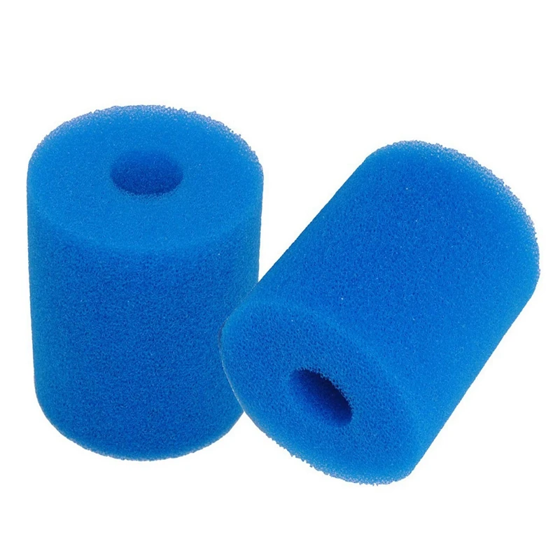 

4 Pack Filter Sponge For Intex Type H, Reusable Washable Hot Tub Cleaner Tool, Sponge Filter Cartridge Foam