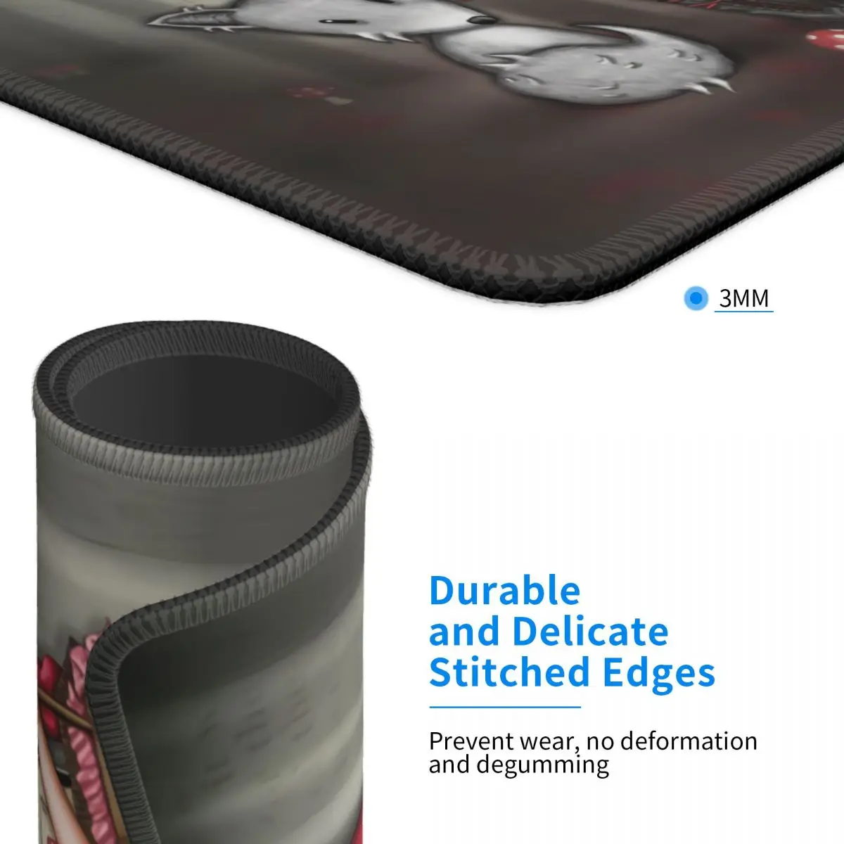 Нескользящий коврик для мыши с резиновой основой |