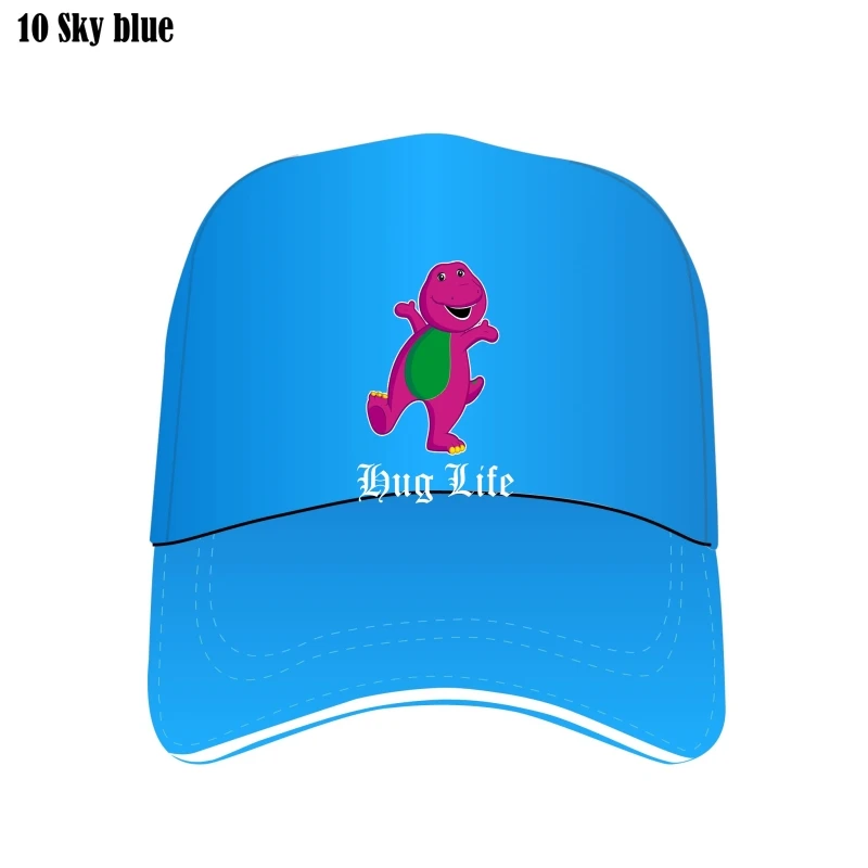 

Hug Life Barney Funny Humor 2 Shakur Hip Hop Rap Trap Edm Mens Custom Hat