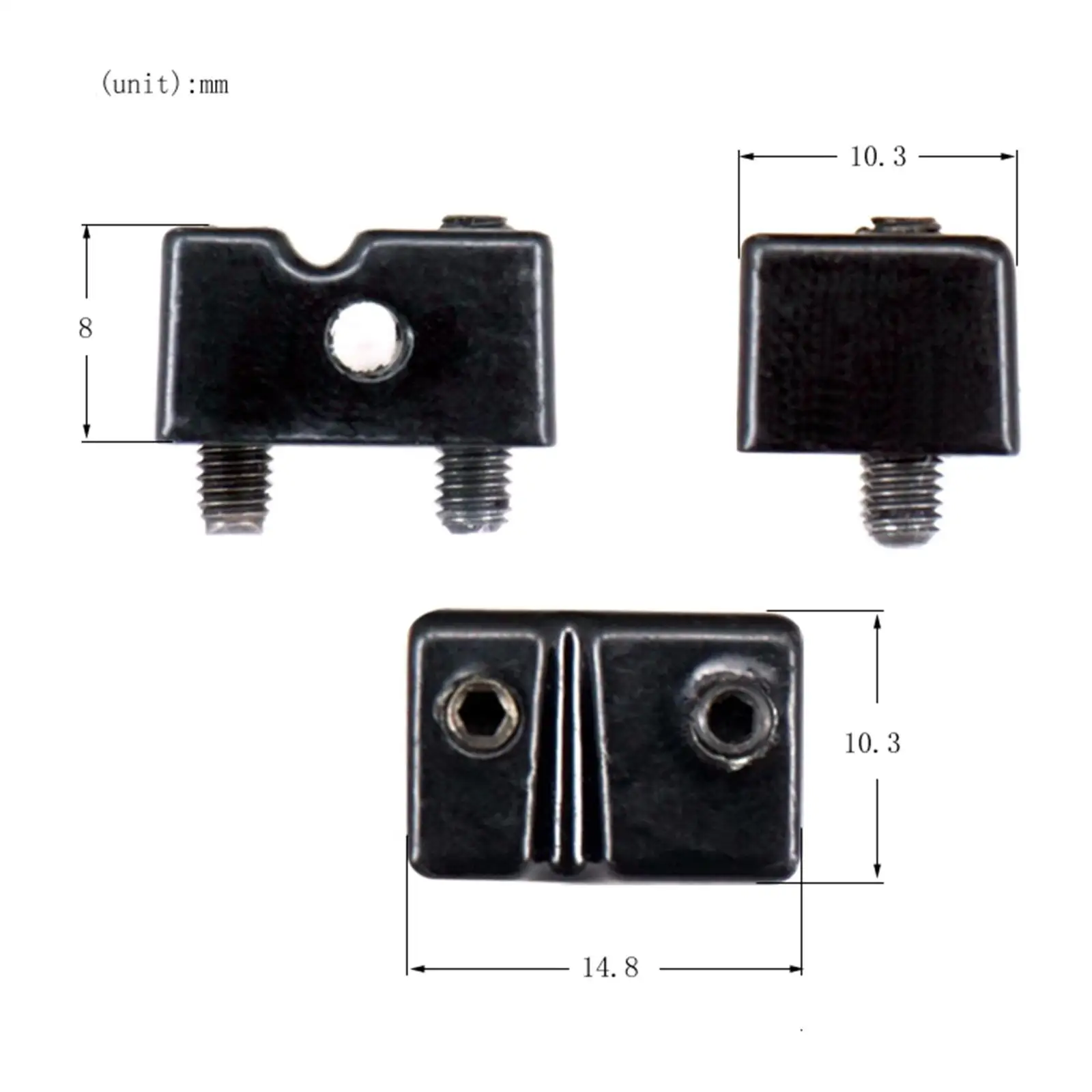 Набор из 5-х струнных седлов для бас-бриджа аксессуары инструментов цельного