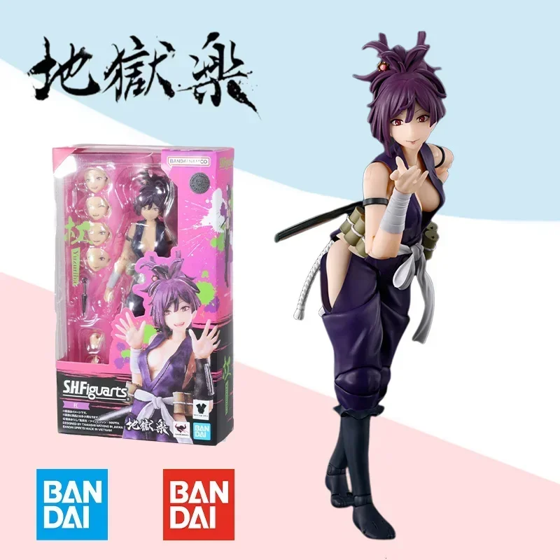Bandai S.H.Figuarts SHF Hell`s Paradise Jigokuraku Yuzuriha полный экшн аниме фигурка модель комплект