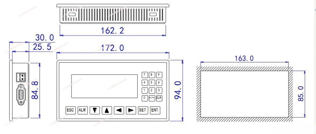 Текстовый аппарат все в одном Op320 универсальный PT100 PLC