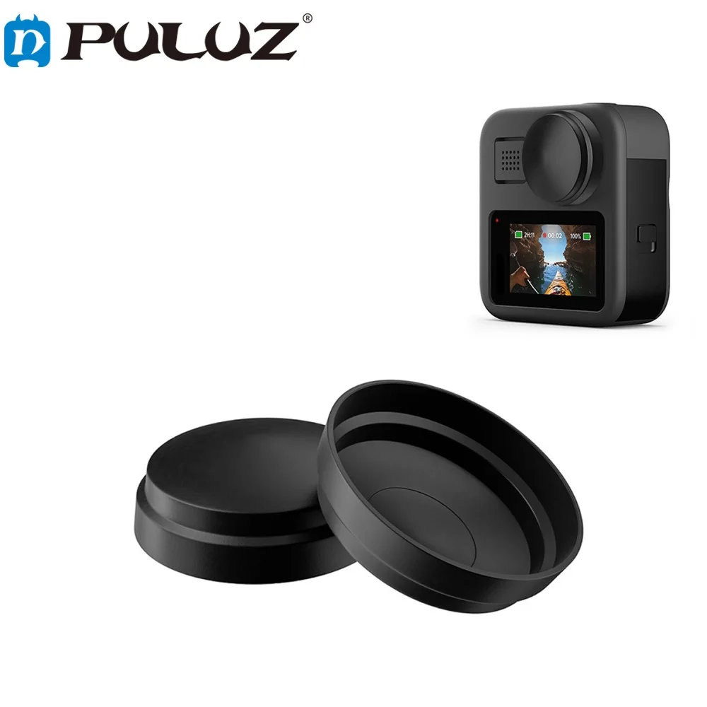 

PULUZ Мягкая силиконовая ТПУ Резиновая Крышка для двойного объектива для GoPro Max аксессуары для спортивной экшн-камеры