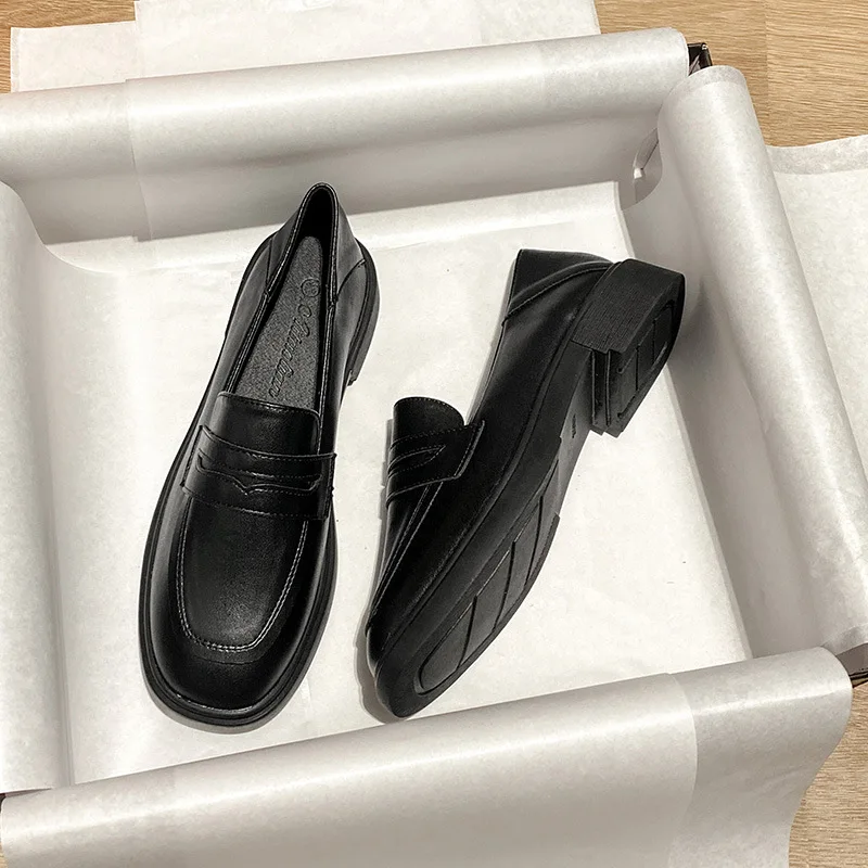 Women Casual Shoes Sneakers Microfiber Thick-soled Inner Heightened Breathable Genuine Leather Color Blocking Round