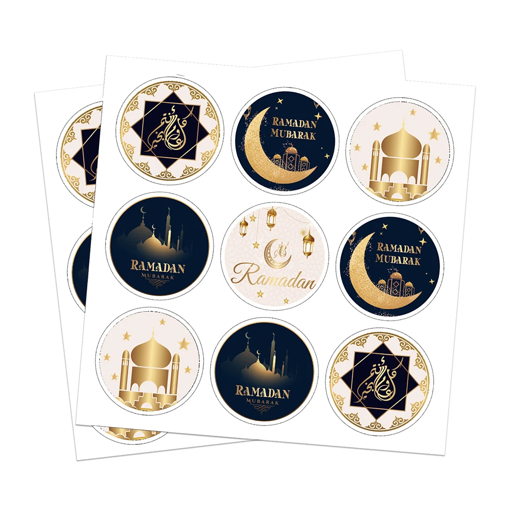 

KK156 180pcs id Mubarak Stickers Party DIY Eid Decorations Labels Sheep Muslim Al-Adha Greeting Treat Gift Packing HAJJ Kareem