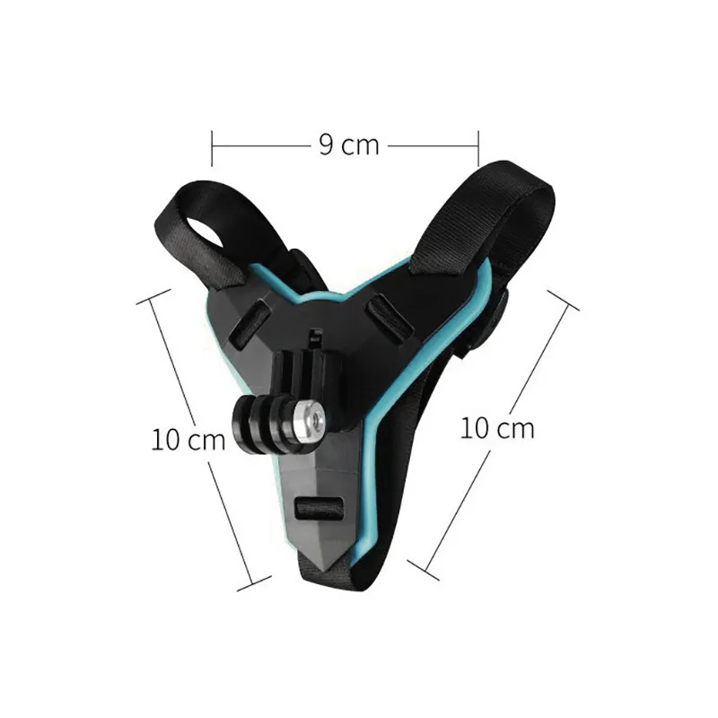 

Motorcycle Helmet Chin Strap Mount for GoPro 10/9/8/7/(2018)/6/5 Black,4,DJI Osmo Action 2,Insta360 ONE R,AKASO/Campark
