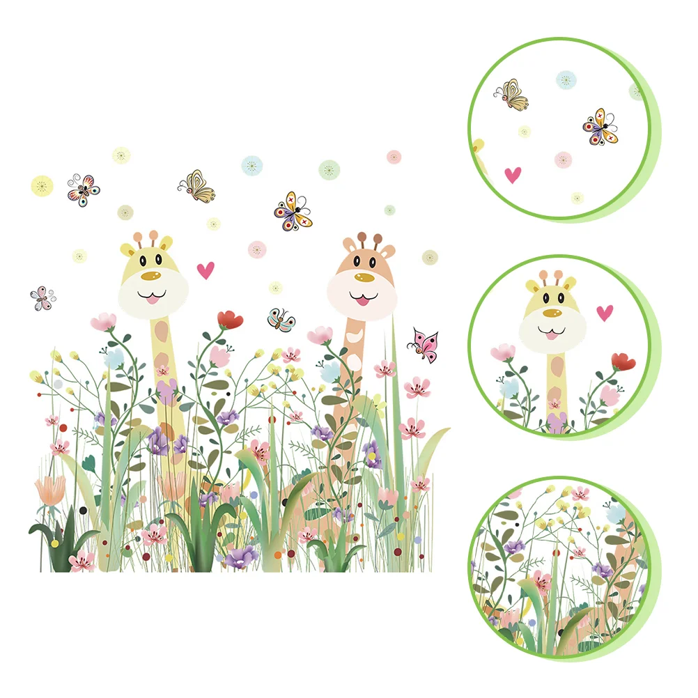 

1 лист мультяшных настенных наклеек для детского сада