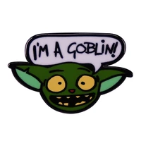 cartoon goblins lapel pins for backpacks decorative enamel pins brooches for clothing badges fashion jewelry accessories