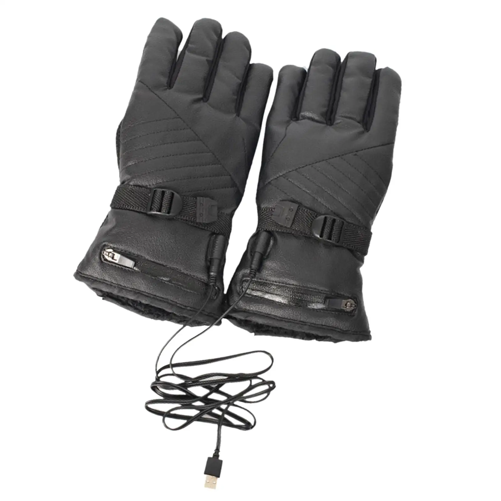 

Уличные теплые перчатки с подогревом, зимние перчатки, электрические перчатки с USB для верховой езды, для альпинизма, мотоцикла, езды на вело...