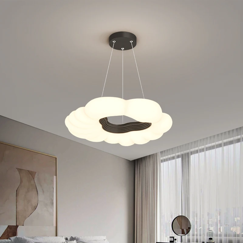 

Nordic Living Room Pendant Lights Modern Minimalist Bedroom Study Chandelier Designer Art Creative White Bedroom Room Lamp