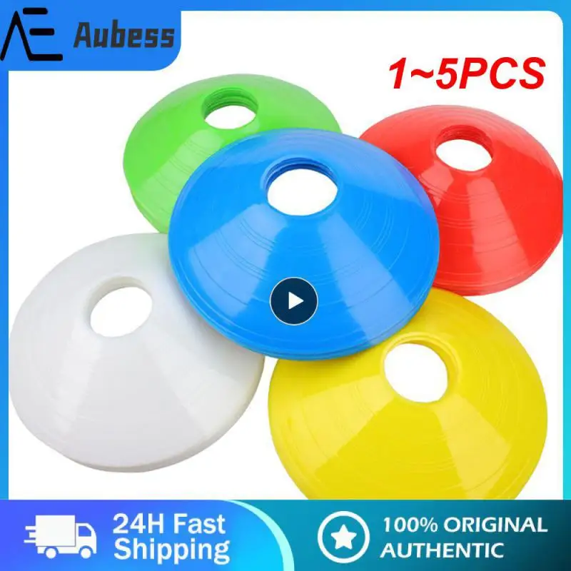 

Тренировочный диск для футбола 1-5 шт., пластиковые тренировочные конусы с маркировкой для футбола, портативный спортивный баскетбольный скейтборд для тренировок