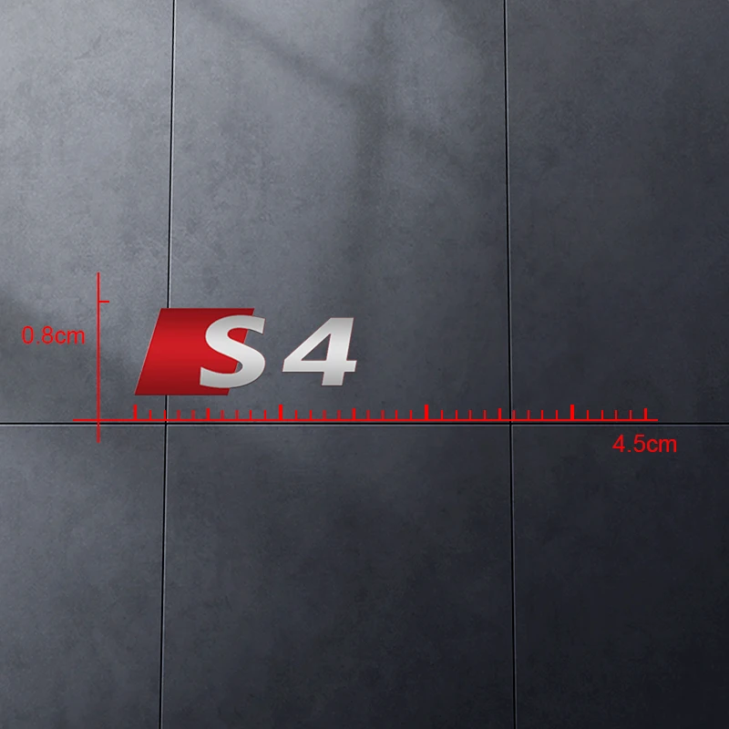 10 шт. металлические автомобильные наклейки с логотипом на руль для Audi S4 S3 Q5 Q3 TT A5 A4