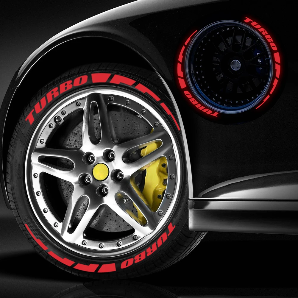

Universal Car Tire Stickers Letter Tire Decals DIY Automobile Decals Rubber Stickers Car Motorcycle Decoration Accessories