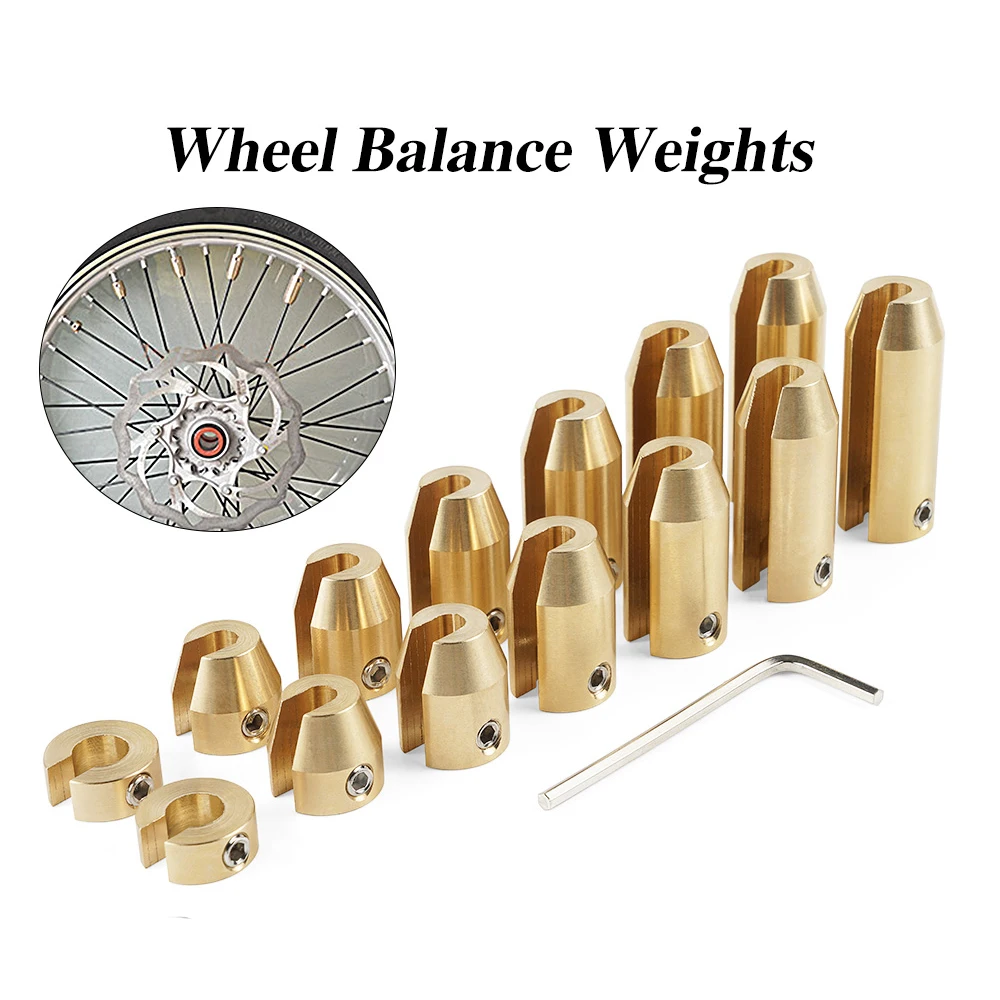 

8/12/14 PCS Universal for KTM Harley-Davidson Suzuki BMW GS Super Moto Motorcycle Brass Wheel Spoke Balance Weights Refill Kits