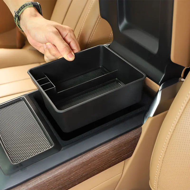 

For Land Rover Range Rover Sport Vogue Autobiography 2023 Car Central Control Armrest Box Storage Box ABS Storage Accessories