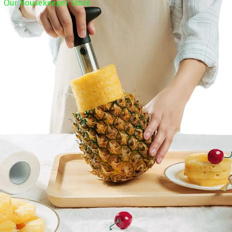 

1Pcs Stainless Steel Easy to use Pineapple Peeler Accessories Pineapple Slicers Fruit Knife Kitchen Tools
