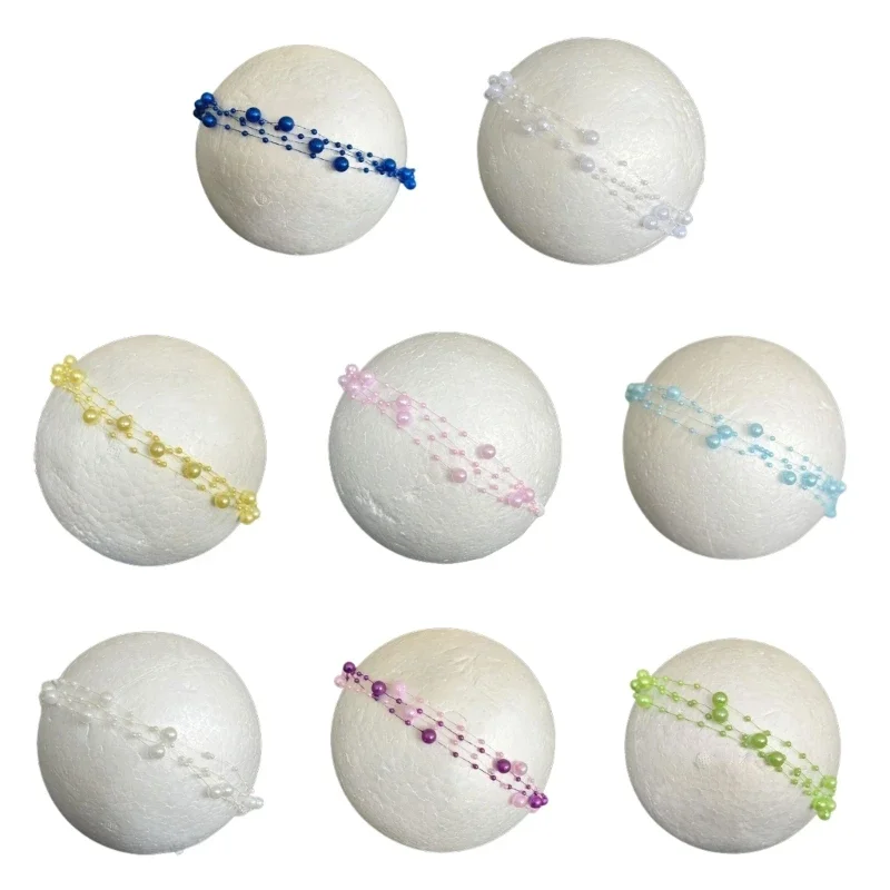 

Lovely Infant Hairband Imitation Pearls Headband Newborn Girls Photo Props for Toddlers Photography & Baby Showers Gift