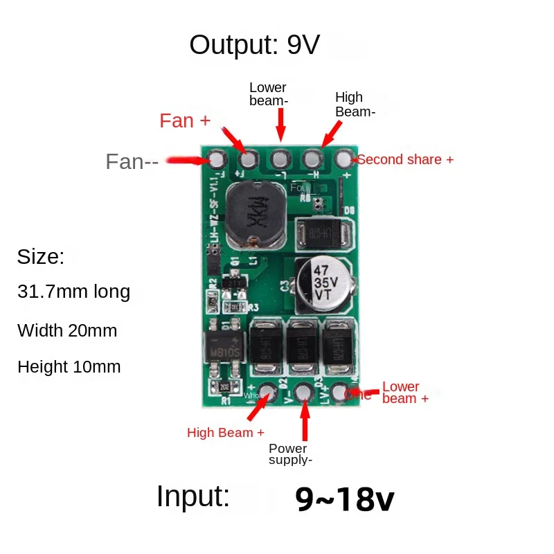 Фонарь дальнего света с постоянным напряжением H7 H11 9005 H4 9012 12 В