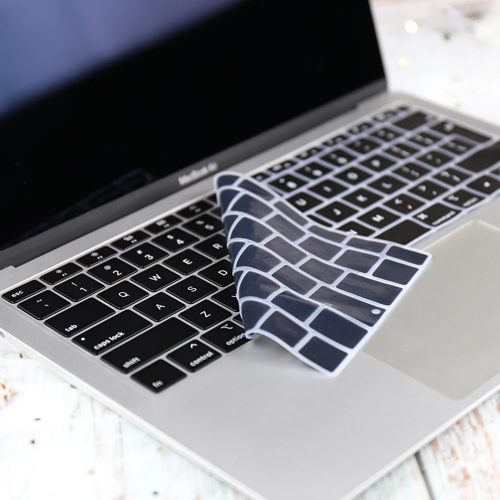 

Silicone Keyboard Cover for Macbook Pro 13 M2 A2338 Screen Cover Silica gel Protector Sticker Film EU US-Enter