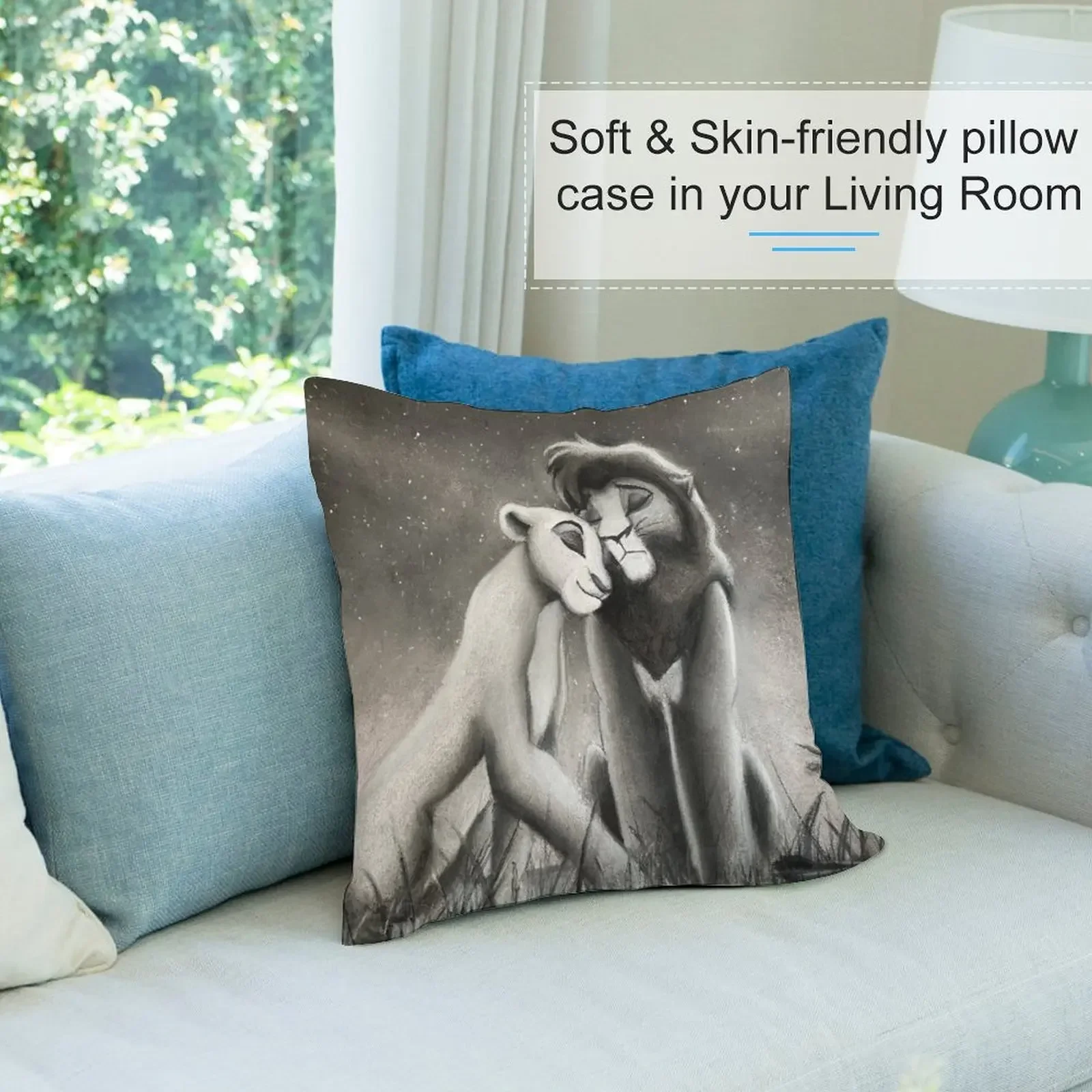 Kovu &amp Kiara декоративная подушка наволочка для дивана домашний декор комплект