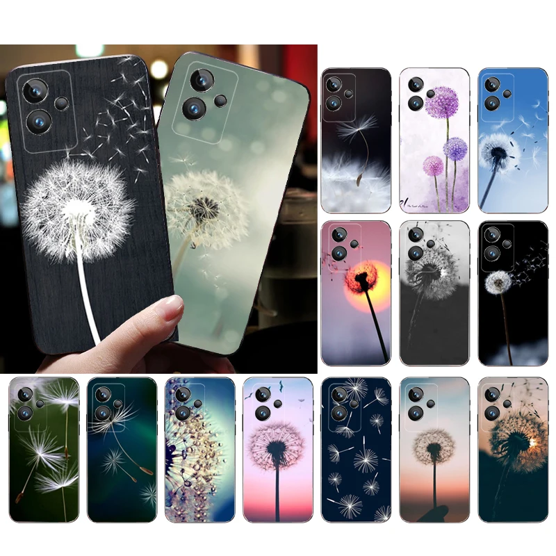 

Phone Case for OPPO Realme GT 2 Pro X2 Pro XT C25S 9 8 7 6 Pro 6i GT Master C3 C21 C21Y C11 X3 SuperZoom Dandelion
