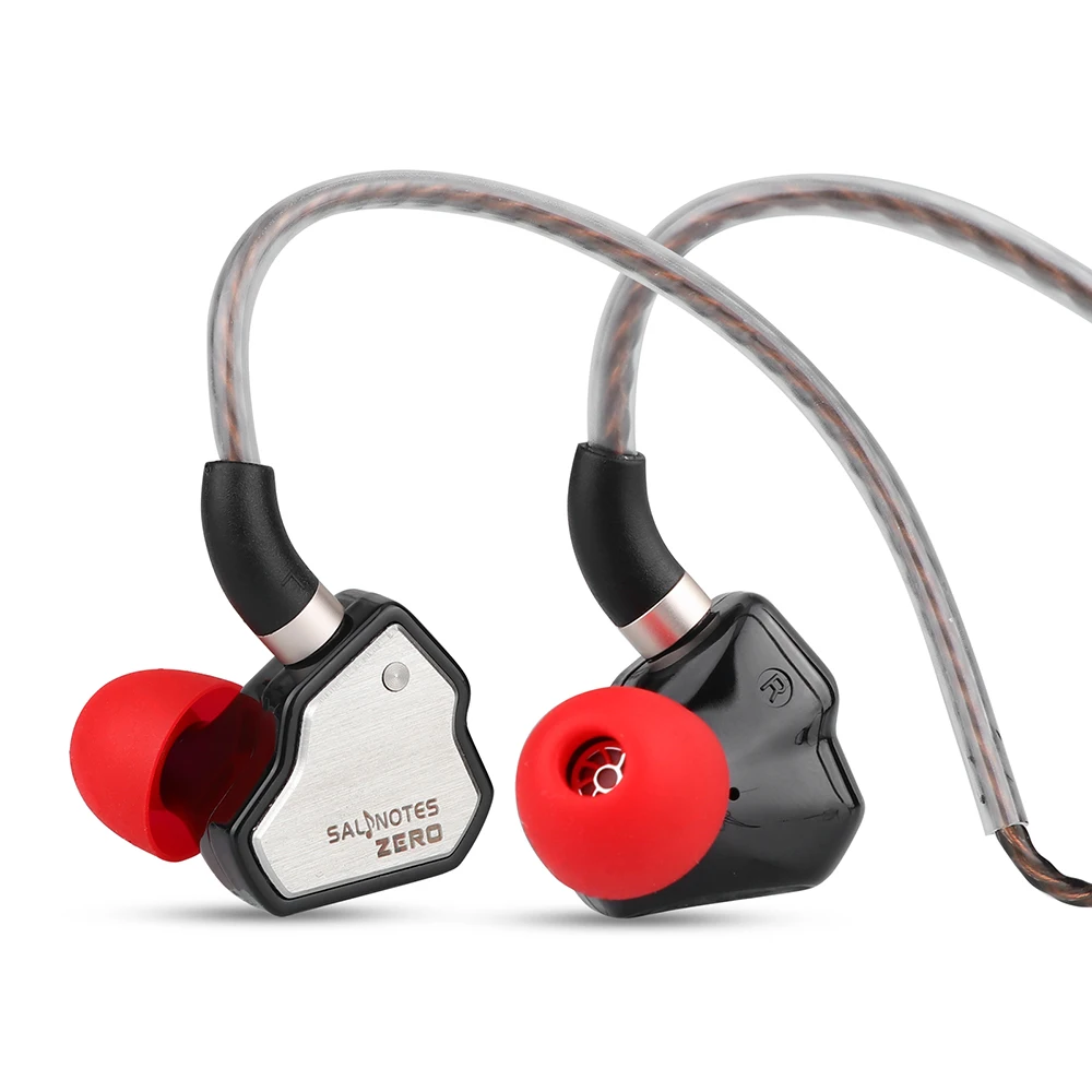 Наушники Salnotes Zero HiFi Динамический драйвер 10 мм наушники-вкладыши IEM металлическая
