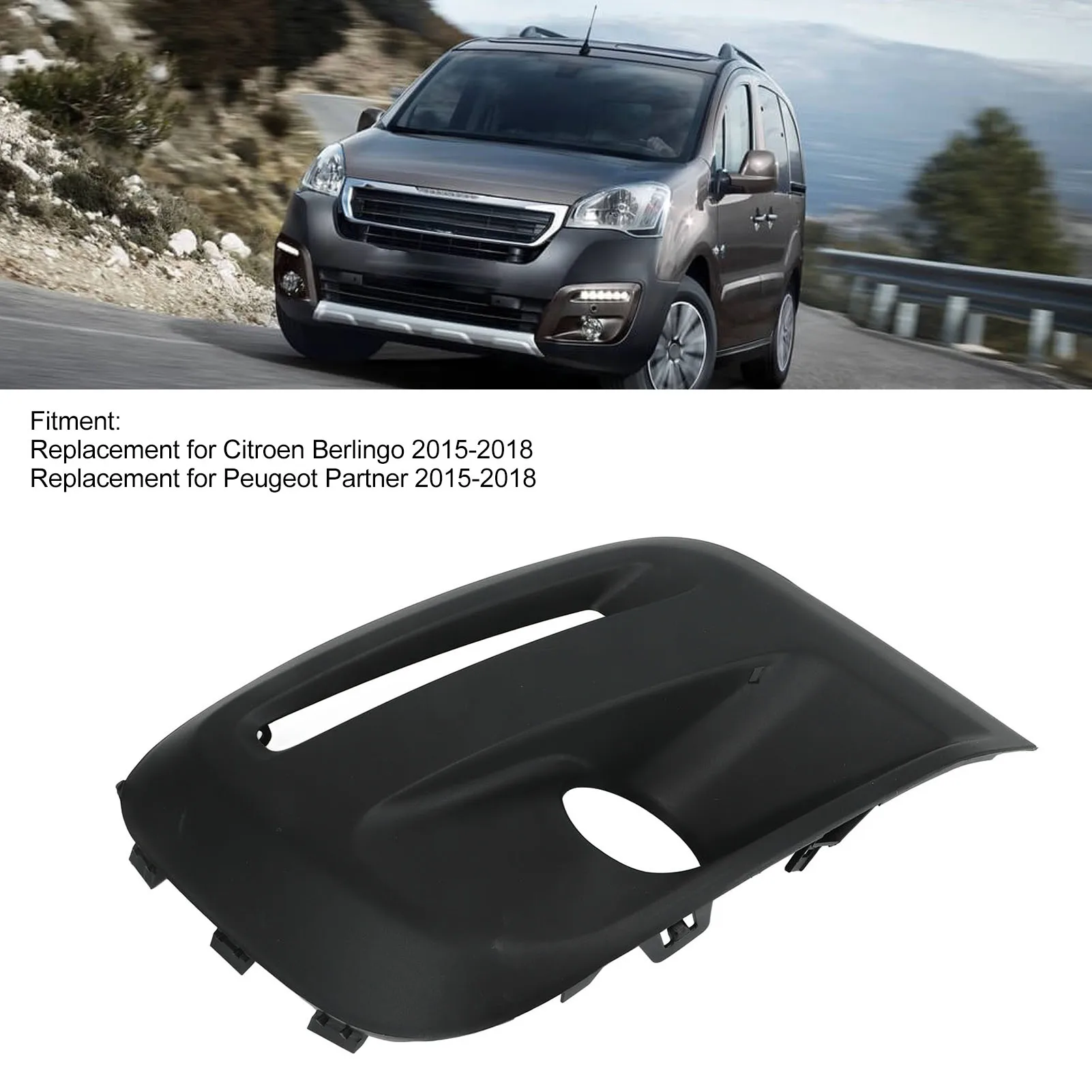 1513564680 Решетка правого переднего бампера Замена защитной крышки противотуманной