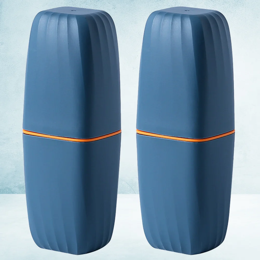 Портативная коробка для хранения зубных щеток 2 шт. дорожный контейнер