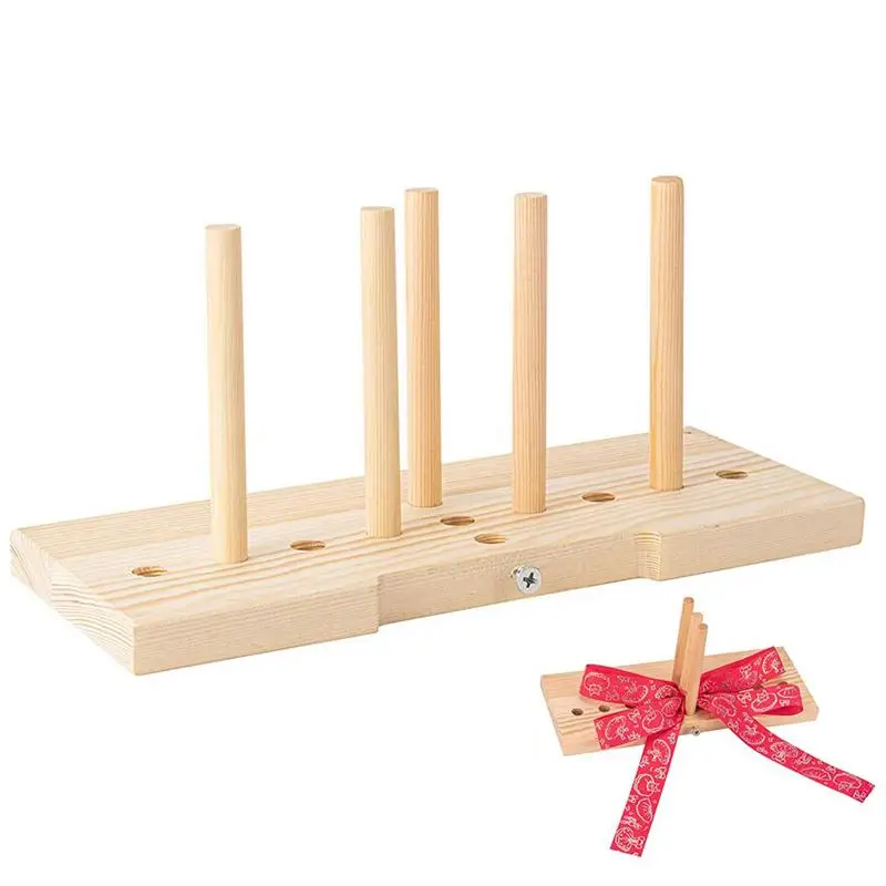 

Инструмент для изготовления деревянного банта, двухсторонний инструмент для изготовления бантов, для создания подарков, праздничных венков и поделок своими руками