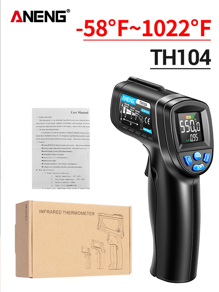 

ANENG TH104 Инфракрасный термометр