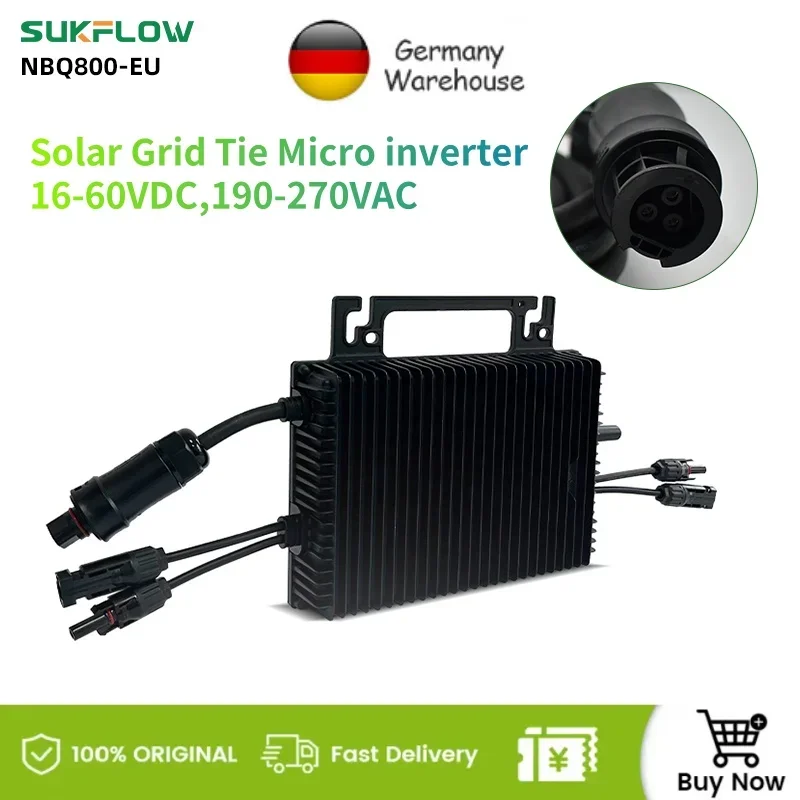 Микроинвертор Sukflow MPPT 800 Вт солнечная сетка IP67 синусоидальные инверторы с WIFI для