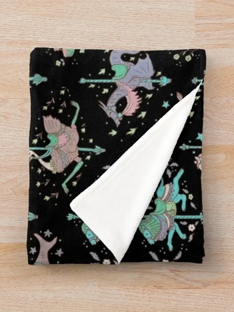 Карусель-темное одеяло теплое среднее кровать плед движущиеся одеяла