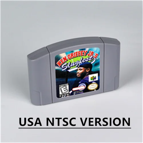 

Ken Griffey Jr.'s Slugfest for Retro 64 Bit Game Cartridge USA Version NTSC FormatChidren Gift Gaming