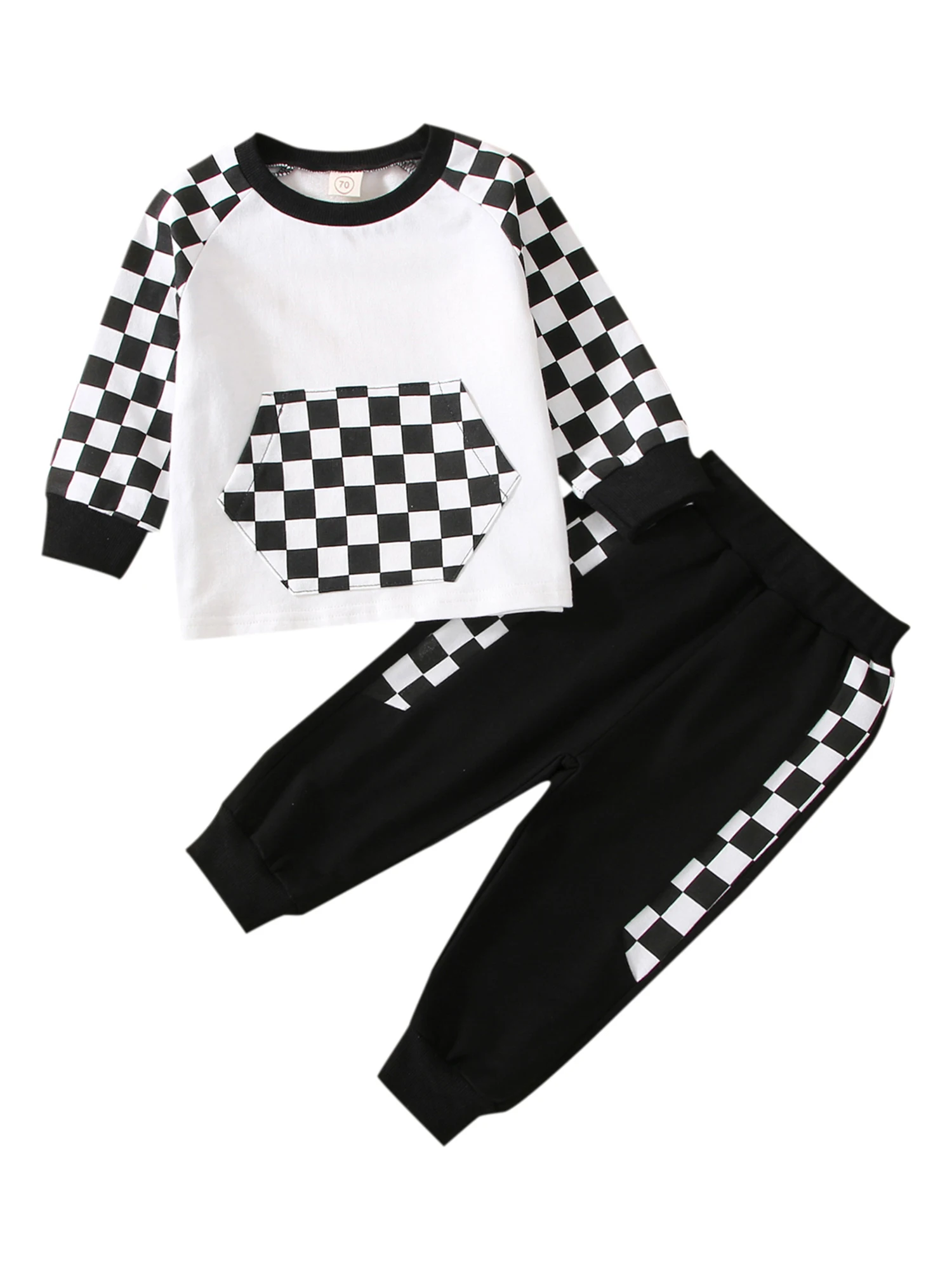 

Комплект из свитшота и брюк, с длинным рукавом