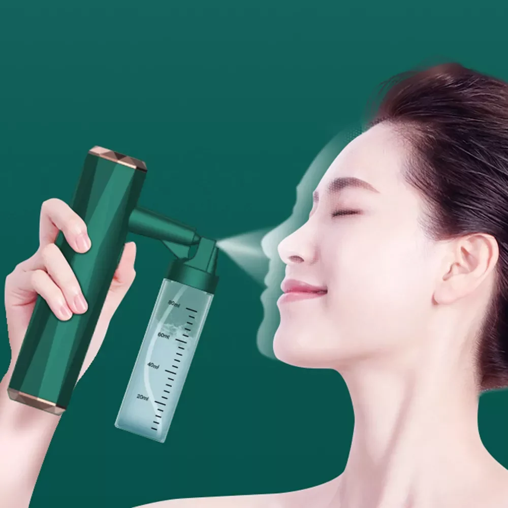

NEW2023 Wireless Nano Spray Facial Spa Steaming Face Moisturizing Beauty High Pressure Oxygen Injection Compression Gun Skin Car