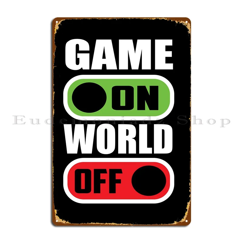 

Игровой в мире, без металлического плаката, гаражный плакат, настенная роспись, фотоплакат