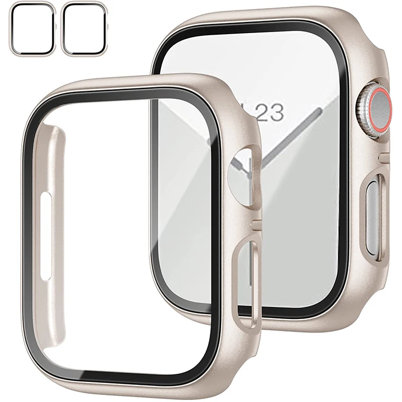 

Стекло и фотоэлемент для Apple Watch серии 8, 7, 6, SE, 5, 4, 3, 2, 45 мм, 41 мм, 44 мм, 40 мм, 38 мм, 42 мм, Защита экрана для бампера iWatch