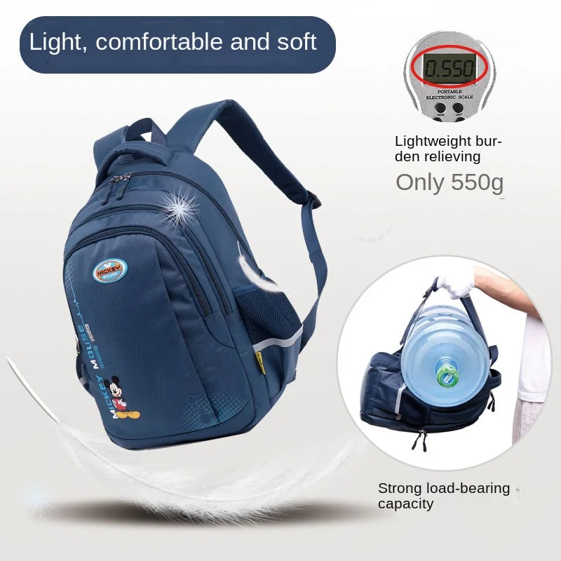 Disney schoolbag for primary school students one, two, three, four to six grade  boys,  backpacks bags for girls  kids backpack