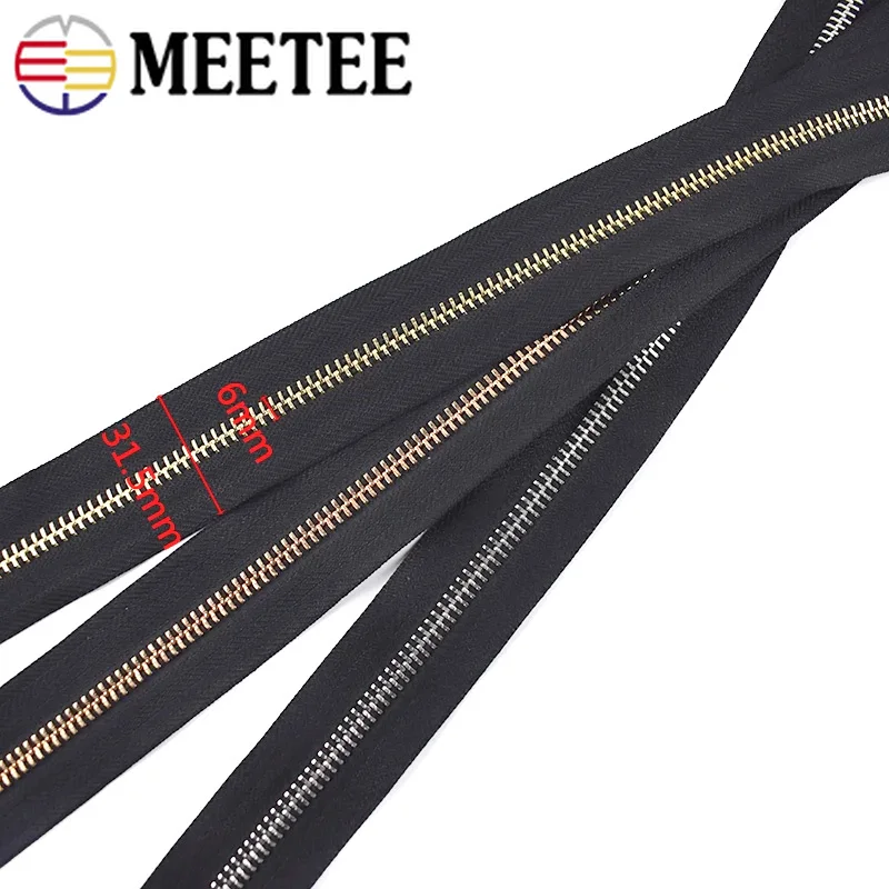 2/4 м Meetee 5 # разъемная застежка-молния металлические застежки-молнии для домашнего