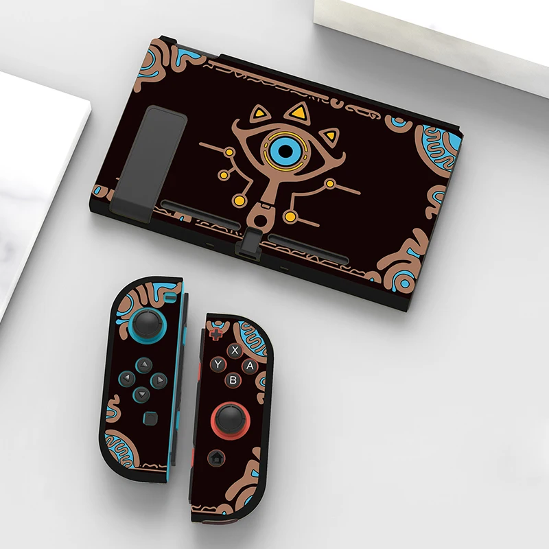 Фото Чехол для Zelda Anime Switch, жесткий чехол для ПК для Nintendo Switch Oled/NS Switch, защитный чехол для контроллера NS OLED JoyCon №2