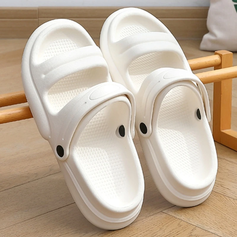 Men Drive Sandals Two Use Slipper Open Toe Scuff Skidproof Shoes For Summer Beach Holiday Footwear