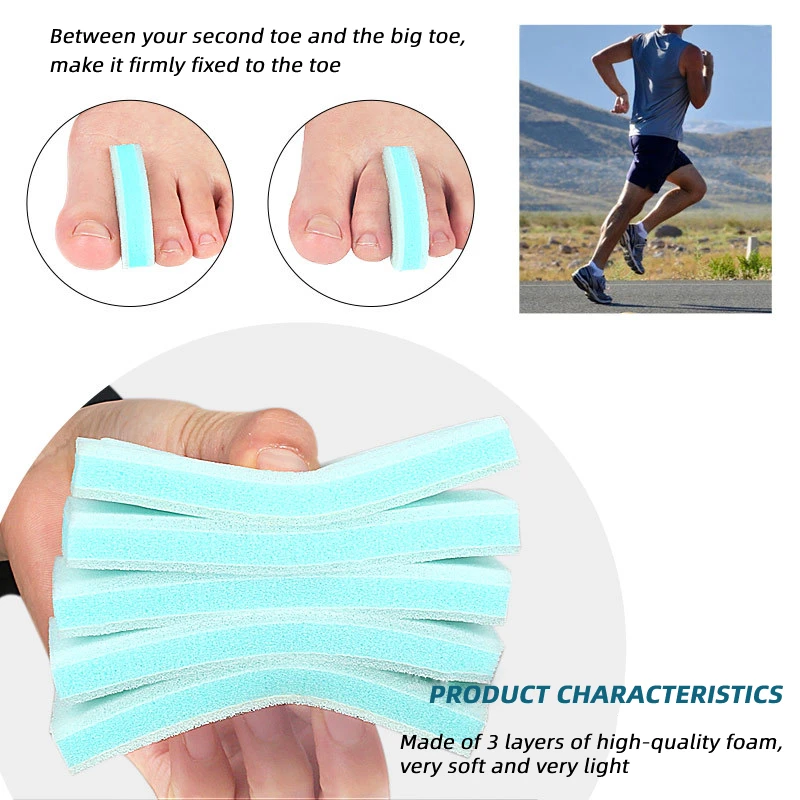 

3Pairs Toe Separators Spacer Overlapping Foam Sponge Hammer Corns Prevent Friction Corrector Pain Relief Foot Care Tools